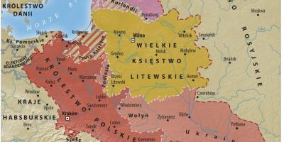 Litvanya büyük dükalığı haritası 